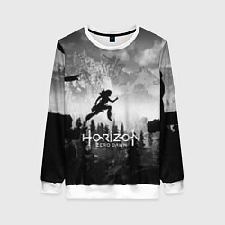 Свитшот женский Horizon Zero Dawn: Dark Runner, цвет: 3D-белый