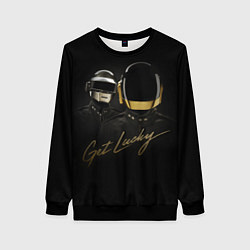 Свитшот женский Daft Punk: Get Lucky, цвет: 3D-черный