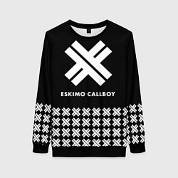 Свитшот женский Eskimo Callboy: Cross, цвет: 3D-черный