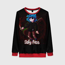 Свитшот женский Sally Face: Fly, цвет: 3D-красный
