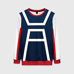 Свитшот женский Моя геройская академия -КОСТЮМ, цвет: 3D-красный