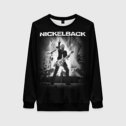 Свитшот женский Nickelback Rock, цвет: 3D-черный