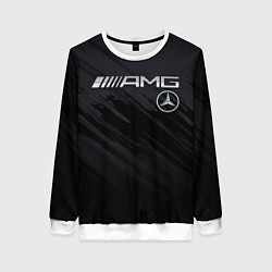 Свитшот женский Mercedes AMG, цвет: 3D-белый