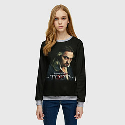Свитшот женский Тодд, цвет: 3D-меланж — фото 2