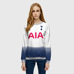 Свитшот женский FC Tottenham: Lukas Home 18-19, цвет: 3D-меланж — фото 2
