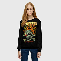Свитшот женский The Offspring: Coming for You, цвет: 3D-черный — фото 2