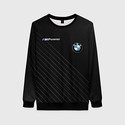 Свитшот женский BMW, цвет: 3D-черный