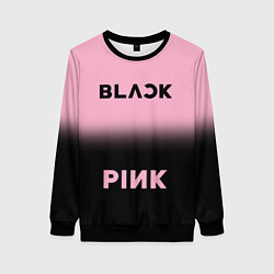 Женский свитшот Blackpink - розово-черный