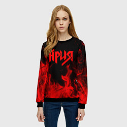 Свитшот женский АРИЯ, цвет: 3D-черный — фото 2