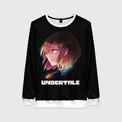 Свитшот женский UNDERTALE, цвет: 3D-белый