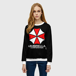 Свитшот женский UMBRELLA CORP, цвет: 3D-белый — фото 2