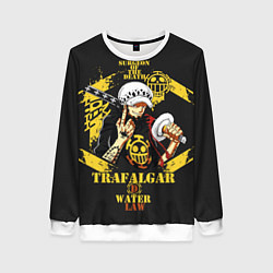 Свитшот женский One Piece Trafalgar Water, цвет: 3D-белый