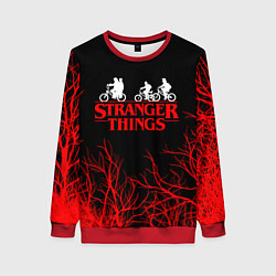 Свитшот женский STRANGER THINGS, цвет: 3D-красный