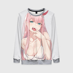 Свитшот женский Ahegao, цвет: 3D-меланж