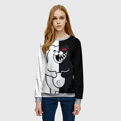 Свитшот женский MONOKUMA, цвет: 3D-меланж — фото 2