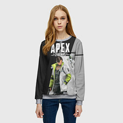 Свитшот женский Apex Legends, цвет: 3D-меланж — фото 2