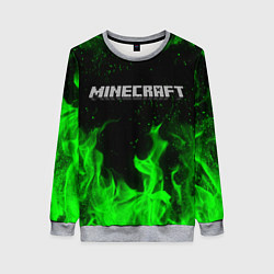 Свитшот женский MINECRAFT, цвет: 3D-меланж