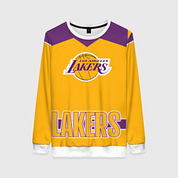 Свитшот женский Los Angeles Lakers, цвет: 3D-белый