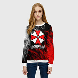 Свитшот женский UMBRELLA CORP, цвет: 3D-белый — фото 2
