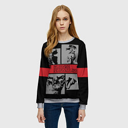 Свитшот женский Cowboy Bebop anime, цвет: 3D-меланж — фото 2