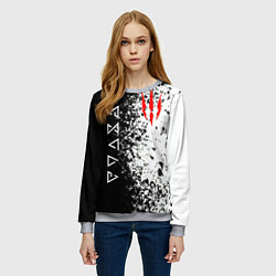 Свитшот женский THE WITCHER, цвет: 3D-меланж — фото 2