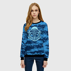 Свитшот женский ВДВ СССР, цвет: 3D-черный — фото 2