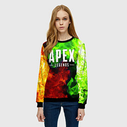 Свитшот женский APEX LEGENDS, цвет: 3D-черный — фото 2
