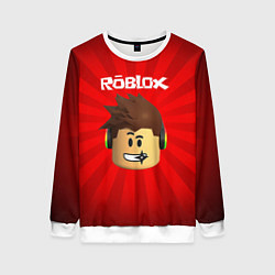 Свитшот женский ROBLOX, цвет: 3D-белый