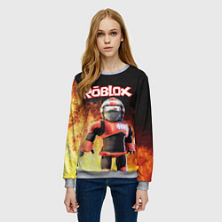 Свитшот женский ROBLOX, цвет: 3D-меланж — фото 2