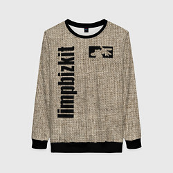 Свитшот женский LIMP BIZKIT, цвет: 3D-черный