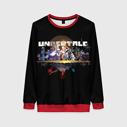 Свитшот женский Undertale, цвет: 3D-красный