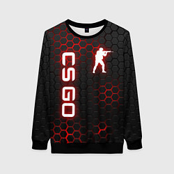 Свитшот женский CS GO, цвет: 3D-черный