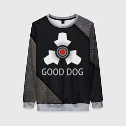 Свитшот женский HL good dog, цвет: 3D-меланж