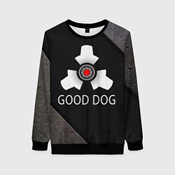 Свитшот женский HL good dog, цвет: 3D-черный