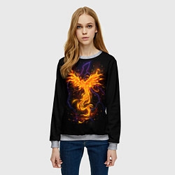 Свитшот женский Phoenix, цвет: 3D-меланж — фото 2