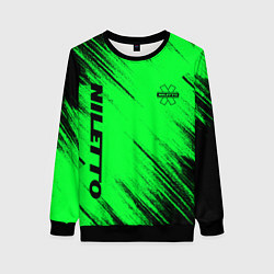 Свитшот женский Niletto, цвет: 3D-черный