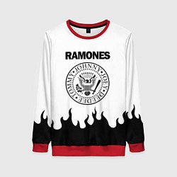 Свитшот женский RAMONES, цвет: 3D-красный