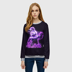 Свитшот женский Five Nights At Freddy's, цвет: 3D-меланж — фото 2