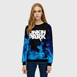 Свитшот женский LINKIN PARK, цвет: 3D-черный — фото 2