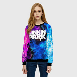 Свитшот женский LINKIN PARK, цвет: 3D-черный — фото 2