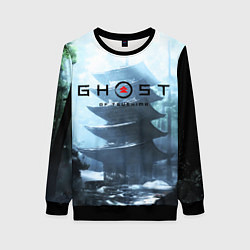 Свитшот женский Ghost of Tsushimа, цвет: 3D-черный