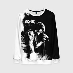 Свитшот женский ACDC, цвет: 3D-белый