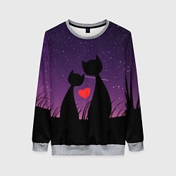 Женский свитшот Котики