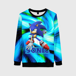 Свитшот женский Sonic, цвет: 3D-черный