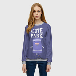 Свитшот женский South Park Полотенчико, цвет: 3D-меланж — фото 2
