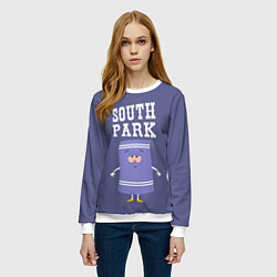 Свитшот женский South Park Полотенчико, цвет: 3D-белый — фото 2