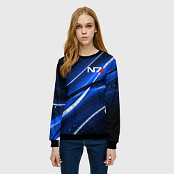 Свитшот женский MASS EFFECT N7, цвет: 3D-черный — фото 2