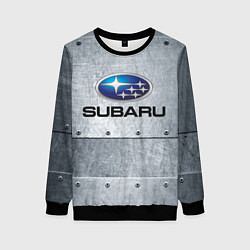 Свитшот женский SUBARU, цвет: 3D-черный