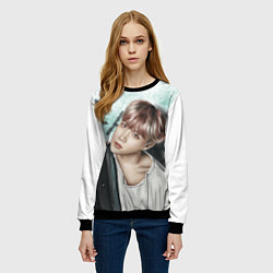 Свитшот женский BTS, цвет: 3D-черный — фото 2