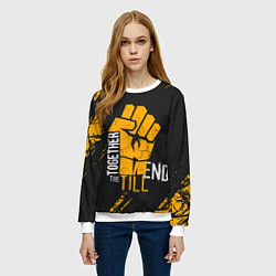Свитшот женский DYING LIGHT Z, цвет: 3D-белый — фото 2